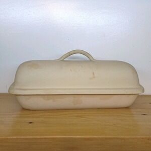 Vintage 1991 Superstone By Sassafrass Clay Bread Baker Dated 15"